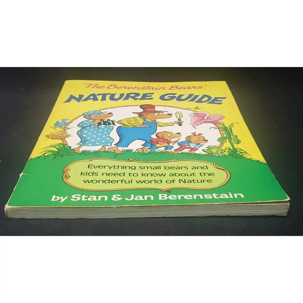 Vintage The Berenstain Bears Nature Guide Oversized Hard Softcover Book